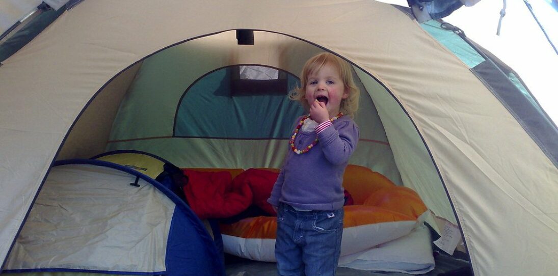 toddler camping bed