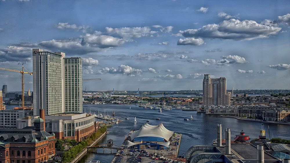 Activities in Downtown Baltimore Maryland