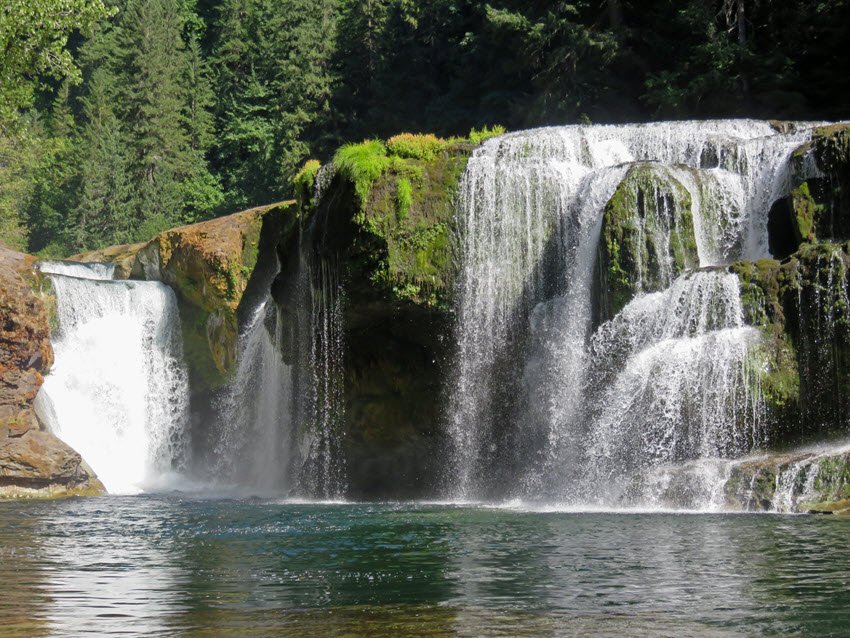 Lower Lewis River Falls Gifford Pinchot National Forest Vancouver