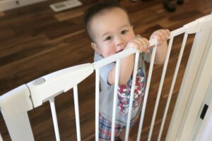 Protect Baby From Stairs with a Gate