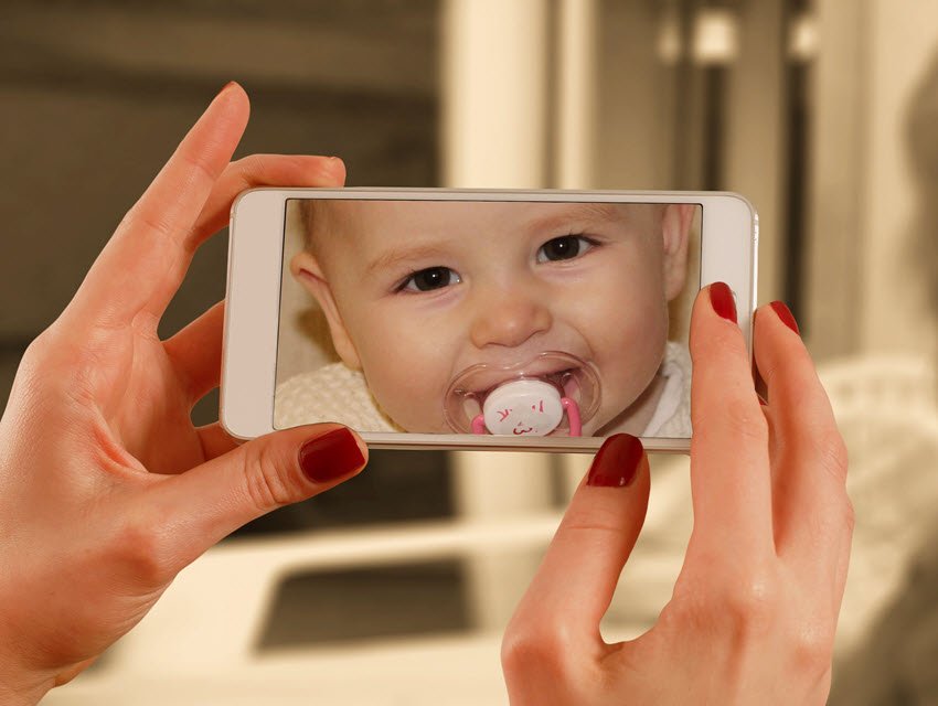 baby monitor on smart phone