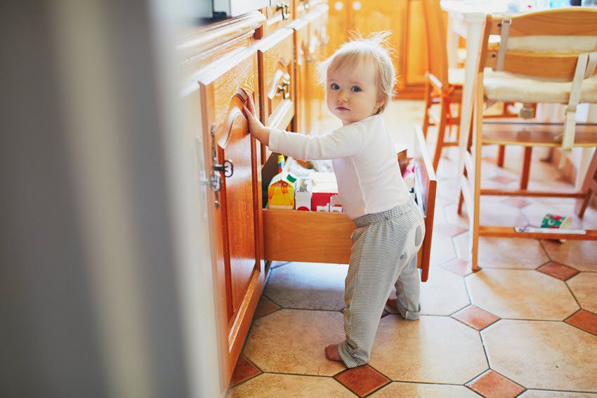 Childproofing Cabinet Locks