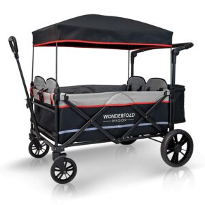 Wonderfold X4 4 Passenger Quad Stroller Wagon