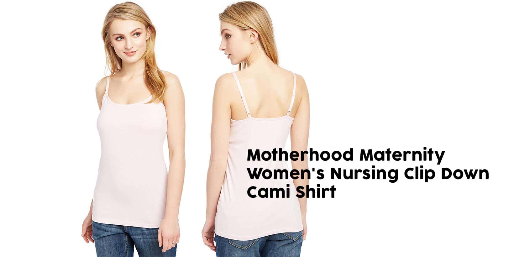 Motherhood Maternity Women's Nursing Clip Down Cami Shirt