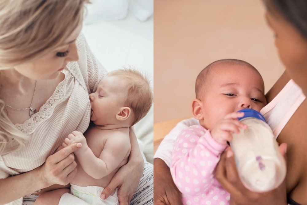breastfeed and bottlefeed
