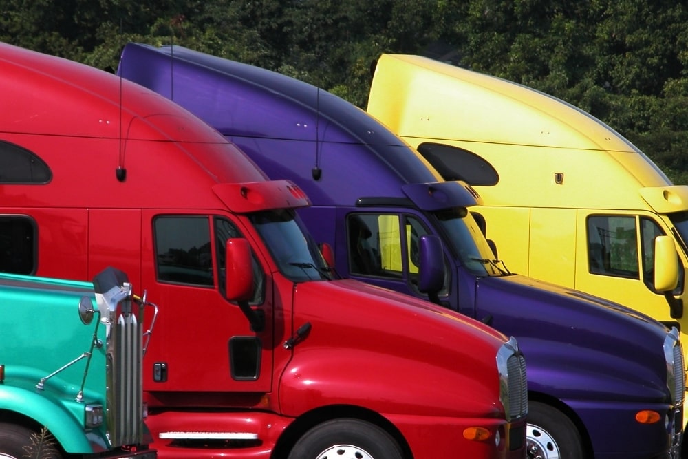 colored trucks
