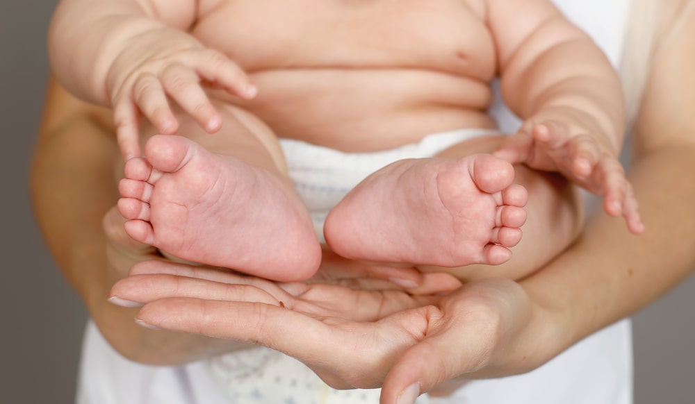 Baby hands and feet