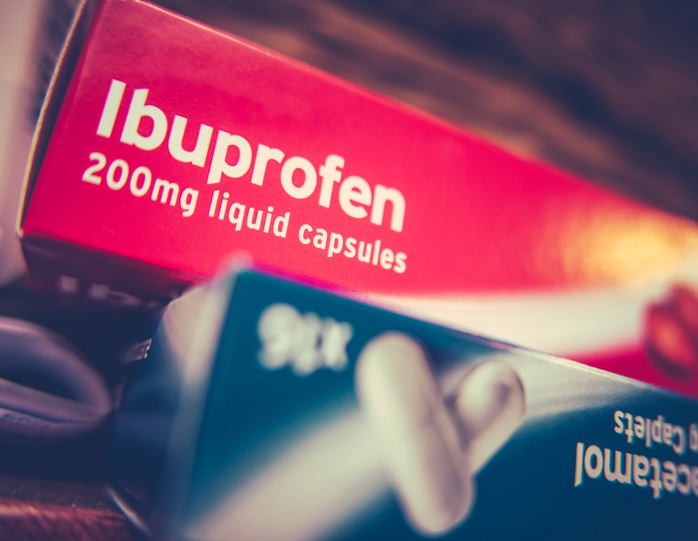 Boxes Of Paracetamol And Ibuprofen