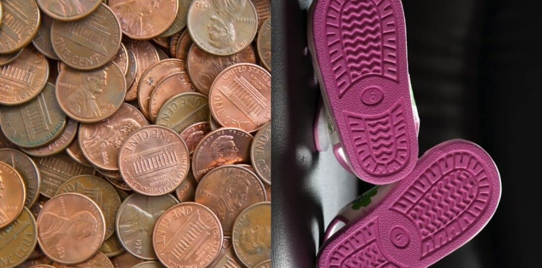 Why Are Parents Gluing Pennies To Kids Shoes?