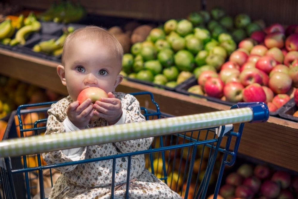 How To Grocery Shop With a Newborn