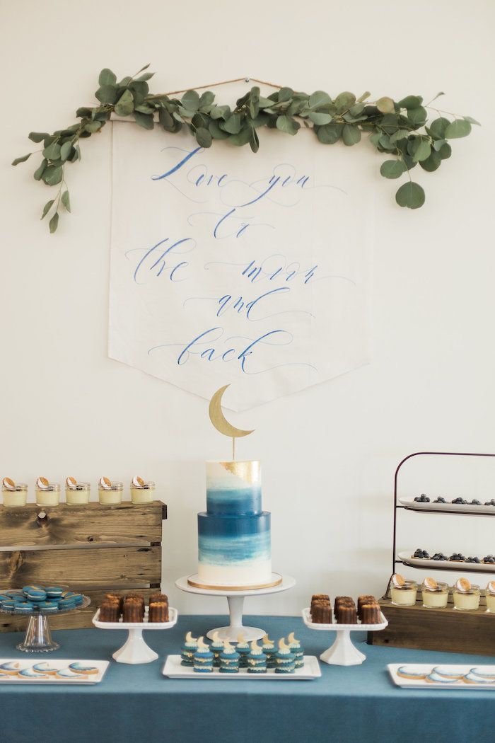 _Love You to the Moon_ Rustic Baby Shower _ Kara’s Party Ideas
