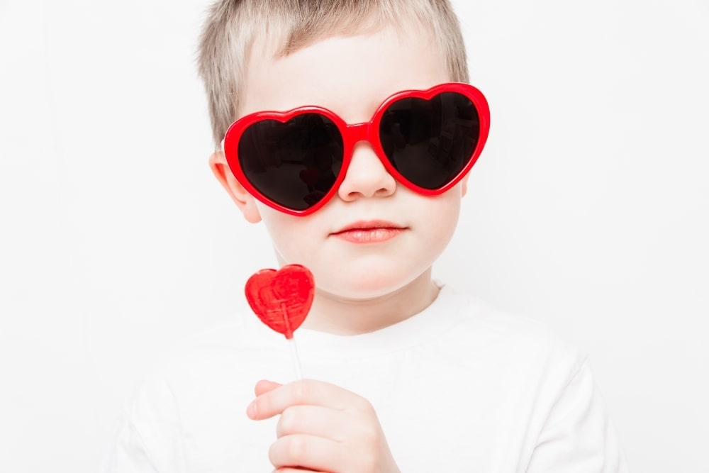 little boy heart shades