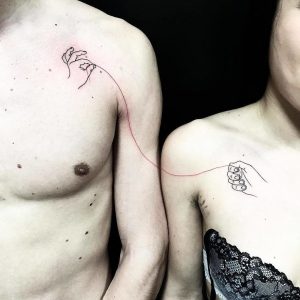 mother son tattoo