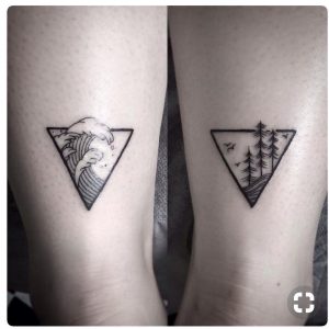 mathcing mother son tattoos
