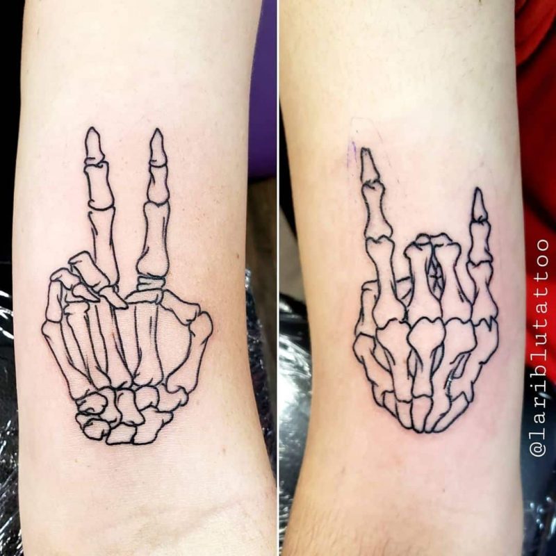 Mom and son tattoo